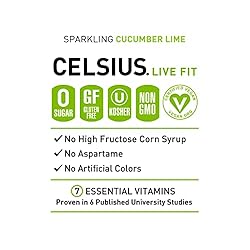 CELSIUS Sweetened with Stevia Sparkling Cucumber