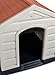 Internet’s Best Outdoor Dog House - Medium or Large Dogs - Comfortable Cool Shelter - Durable Plastic Design - Home Kennel - Indoor or Outdoor Use - Large