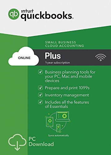 Quickbooks Online Plus - 1 Year New Subscription