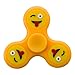 Fidget Force - Winking Tongue Out Emoji Tri-Spinner - A Fun Way to Keep Fidgety Hands at Play - ADHD, Anxiety, Autism & Stress Reducer - Hand Spinner & Fidget Spinner Toys for Adult - 9 Free Stickers