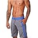 Zehui ® Mens Soft Running Sports Loose Shorts Underwear Pants Grey waist 31-33