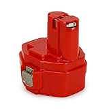 POWERAXIS 1420 14.4 Volt Battery 1434 Makita Battery Replacement for, Makita 1420, 1422, 1433, 1434, 1435, 1435F, 192699-A, 193158-3, 192600-1, (Red)