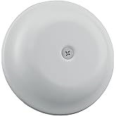 7-1/4 OD White Plastic Bell Cleanout Cover Plate