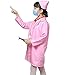 TOPTIE Kid's Lab Coat Cap Kid Scientists Doctors-White-5/6