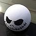 MMTH 1x Funny Halloween Skull Car Antenna Topper Aerial Ball Decoration Toy White