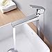 Kraus KCV-120 Square Ceramic Bathroom Sink, White