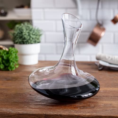 KROSNO Red Wine Decanter Carafe Glass 1800 ML 60.9 oz European