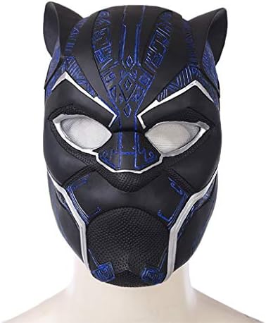 Legends Series Black Panther Helmet Mask - Perfect for Carnival And Halloween - Adult Costume - Latex, Unisex Blue Purple