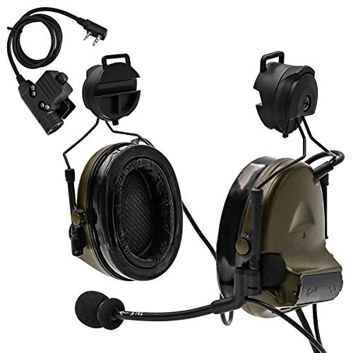 TAC-SKY Tactical Headset Comta II Helmet Version Noise Reduction 