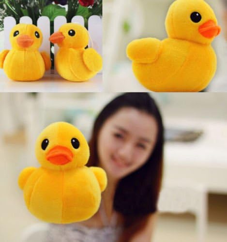 New Duck 20cm 8" Lovely Yellow Duck Stuffed Animal Plush Soft Toys Cute Doll Pillow Gift ,for valentine day ,year 2004
