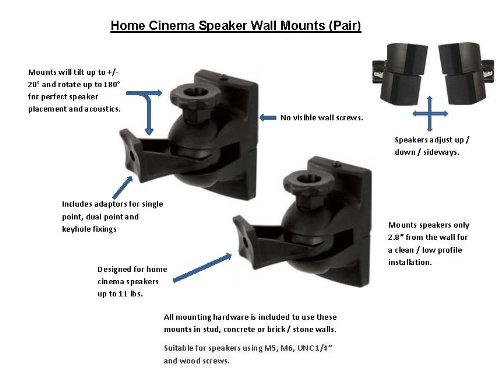 b tech speaker brackets