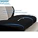 Sojoy Gel Seat Cushion for Office Chair Memory Foam Seat Pillow for Back Pain Relief,Gel Cushion for Office Chiar,Car,Home (18 x 14 x 3 inches)