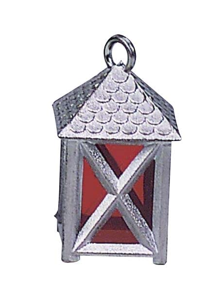 Rulke Rulke021635 Medium Red Plastic Lantern Tinned