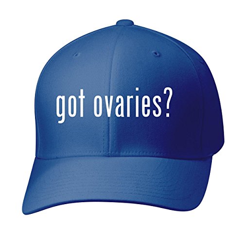 BH Cool Designs Got ovaries? - Baseball Hat Cap Adult, Blue, Large/X-Large