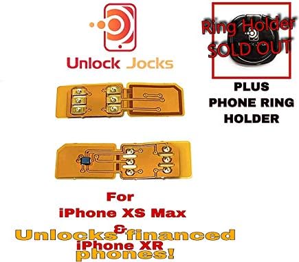 Prototype 28 Unlock Jock's All Carriers Network Card unlocker for iPhone XR Special Fit Sim Card Supports Newest iOS Straight Talk Sprint T-Mobile Verizon AT&T Telcel get 4G LTE XS XS Max XR X 8 +