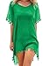 Adreamly Women's Chiffon Bathing Suit Swimwear Tassel Beach Cover Up Free Size Green