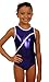 TW Big Girl's Leotard Bree | Purple Rhinestone-Child: 10-12