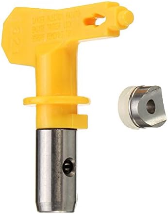 EsportsMJJ Airless Spray Gun Tips 6 Series 13-35 Compatible with Paint Spray Tip - 19, Silver,yellow - Image 4