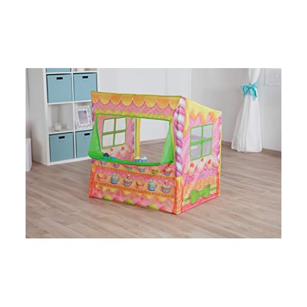 John 79806 Candyhaus Kaufladen Spielzelt mit Cupcakes, Mehrfarbig – Bild 3