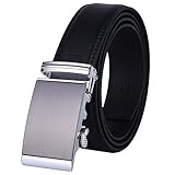 Dante Men's Real Leather Ratchet Dress Belt with Automatic Buckle-Elegant Gift Box(576-01)