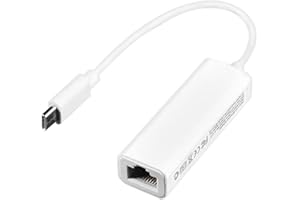 USB 3 to RJ45 Ethernet LAN Network Adapter Converter 100Mbps for USB-C Laptop Plug and Play No Driver Required 8152B Chip Pur