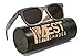 4EST Shades Stone Wood sunglasses - Polarized lenses in a one of a kind frame