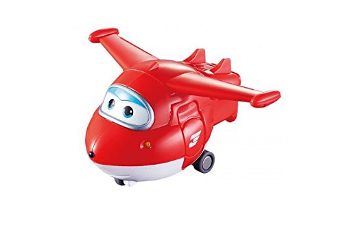 Super Wings Transform-a-Bots 4 Pk - Jett, Grand Albert, Mira, Paul 2' Scale