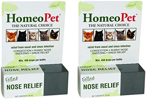 HomeoPet Feline Nose Relief, One Size (Тwo Рack)