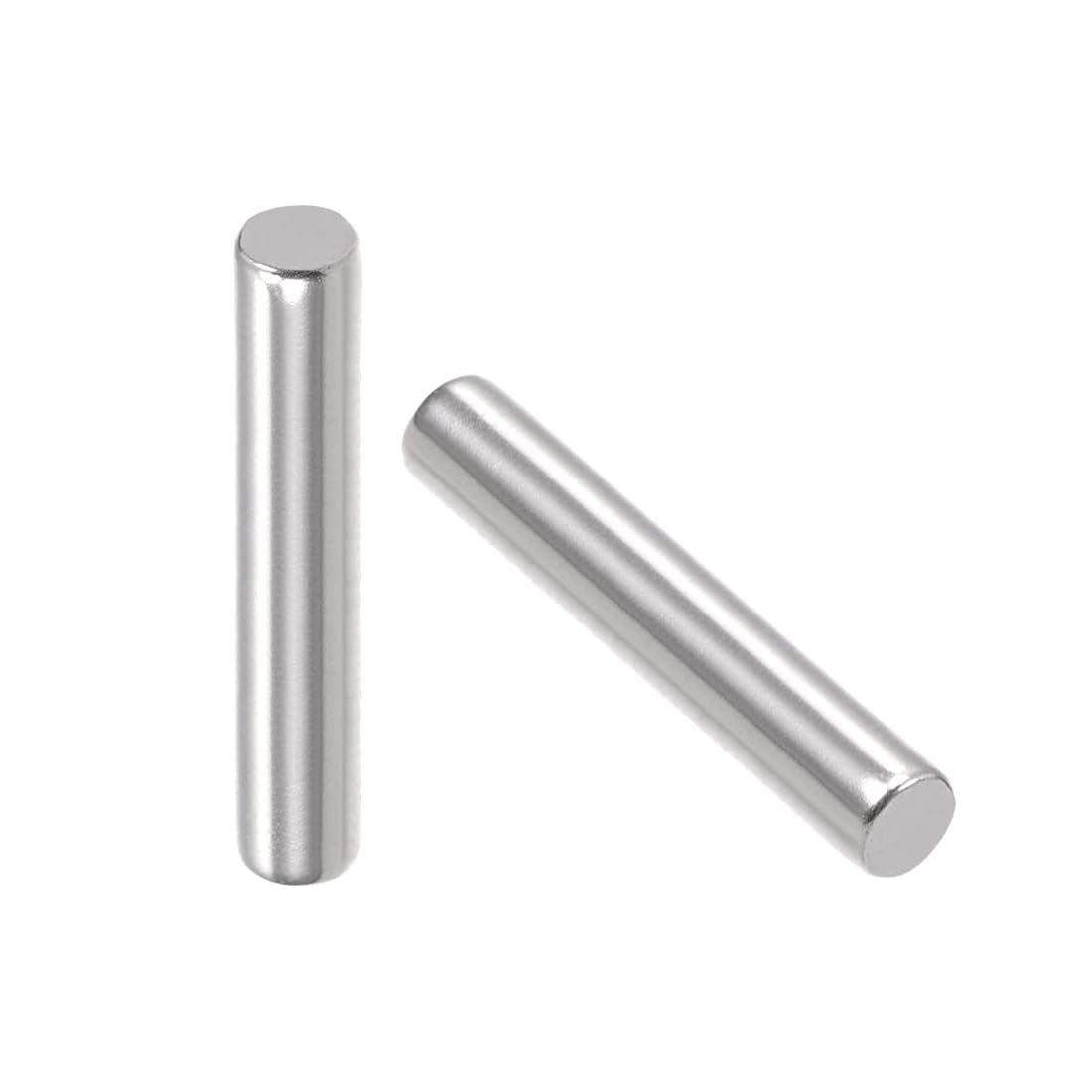 Unifizz 100Pcs 2.5 x 18mm Dowel Pin 304 Stainless Steel Shelf Pegs Support Shelves Silver Tone