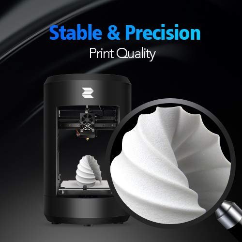 Mini 3D Printer - Build Volume Desktop 3.9"x5.3"x4.7" 3D Printer with Fully Metal Body, USB & Flash Drive Connectivity, Includes SD Card, Sample Filaments with Tools, Only Works with PLA 1.75mm