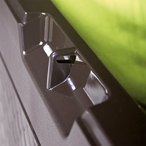 Casaria Auflagenbox 310 Liter Haltegriffe UV-Beständigkeit Rollbar 119x48x60cm Garten Terrasse Balkon Truhe Gartenbox… – Bild 7