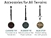Trekology Trek-Z Collapsible Hiking & Trekking Poles - Balance Support for Seniors, Women, and Men, 2pc Per Set