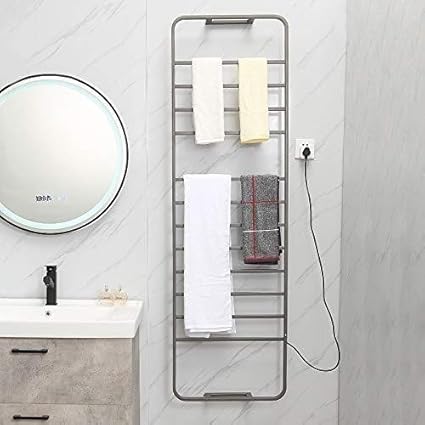 ZMXN Inteligente toallero eléctrico baño de Secado Bastidor ...