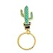 Demarkt Cute Cactus Keychain Hanging Ornament Purse Bag Keyrings for Women (Cactus F)