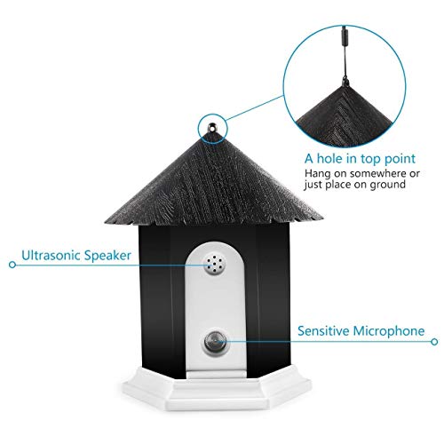 Anti Barking Device, Ultrasonic Anti Barking, Sonic Bark Deterrents, Bark Control Device, Dog Bark Contrl Outdoor Birdhouse