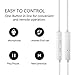 Iphone Earphones,In-Ear Wired earphones for iPhone6s/6/5 Android phone SamSung HuaWei One plus Xiaomi phone Earbuds Laptop MP3/4/5 Speaker 2pack White-Black