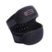 PBudiYr Double Strap Knee Support Patella Tendon Brace Stabilizer Relieve Pain Sports