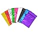 100PCS Reuseable Aluminum Foil Self Sealing Zip Mylar Packing Pouch Package Bags Heat Seal Food Storage Bag with Tear Notches Food Grade Pouches Bag for Candy Tea Sugar (Color Random) (7.5x10cm)