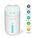 dodocool USB Car Humidifier, 310ml Ultrasonic Car Diffuser Portable Mini Cool Mist Humidifier Two Mode Air Humidifier with 7 Color LED Lights, Mute and Auto Shut-Off Suit for Home Office Travel