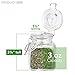 3 oz Small Glass Jars With Airtight Lids, Glass Spice Jars - Leak Proof Rubber Gasket and Hinged Lid for Home and Kitchen, Small Glass Containers with Lids for Party Favors (48 Pack)