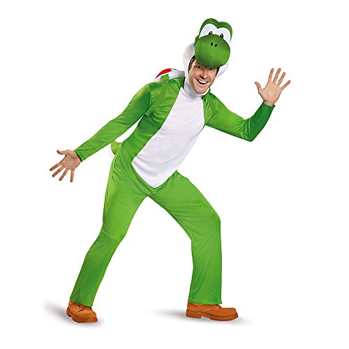 Disguise Men's Yoshi Deluxe Adult Costume