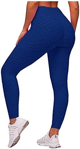 Twotwowin Wome's High Waist Yoga Pants Ruched Butt Lifting Tummy Slimming Leggings Workout Tights