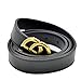 HG-products G-Style Girls Women Business Casual Belt Luxury Fashion[2.5CM] (Black/Copper Buckle, 095CM [Waist 26~29