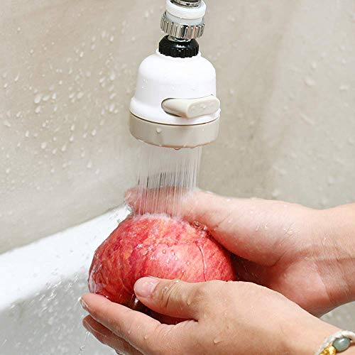 Kitchen Faucet Head, 360°Rotate Water Saving Tap With 3 Modes Spray Head Moveable kitchen Nozzle Filter Water Tap Head - Thumbnail 2