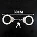 Metal Handcuffs - Bdwing BD02 Kids Play Toy Metal handcuffs with keys. Party Favors for Swat Role Police Role Play Kids Party Supplies Costume Accessory (Silver)