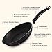 COOKER KING 8-Inch Nonstick Frying Pan, PFOA Free Non Stick Pan, Dishwasher Safe, Soft Grip Handle, Thickened Brim, Anti Warp Base, Omelette Fry Pan Skillets Non Stick