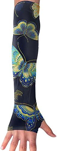 Cute Colorful Butterfly Arm Sleeves Outdoor Sports Bike Cycling Hiking Arm Warmer Arm Protector Barcer Shooting UV Protection Sun Protection