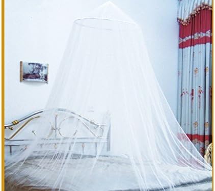 Dshop Bed Canopy Mosquito Net - Mosquito Net | Double Bed Conical Curtains | Fly Screen Netting | Insect Malaria Zika Repellent | Home &amp; Travel