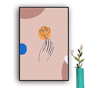 Framed Canvas Wall Art Picasso Poster Print of Woman Canvas Prints Home Artwork Decoration for Living Room,Bedroom - 16x24 inches