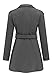 Wantdo Women's Warm Winter Coat Wool Wrap Swing Jacket with Belt US Large Grey